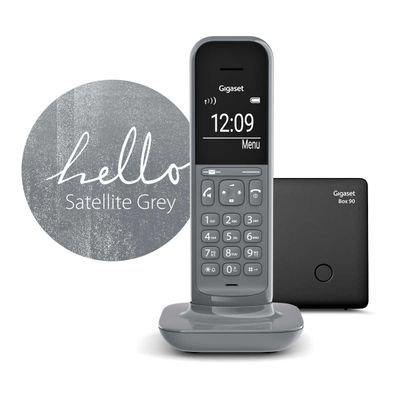 Gigaset CL390A - téléphone sans fil avec répondeur - gris