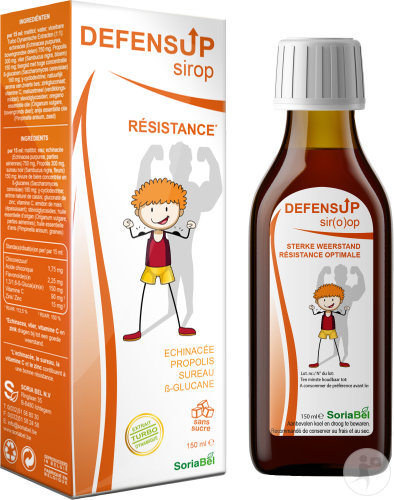 Soria Natural DefensUp Sirop Résistance Optimale 150ml