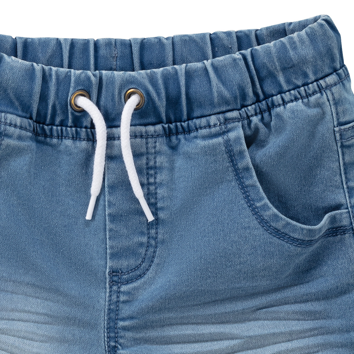 Topolino Jungen Pull-on-Shorts mit Tunnelzug hellblau