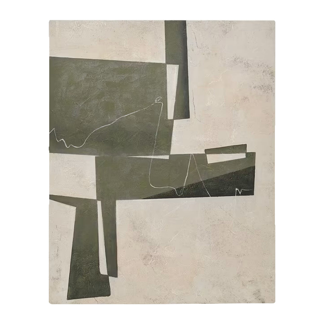 Kave Home Fida Schilderij 118 x 94 cm