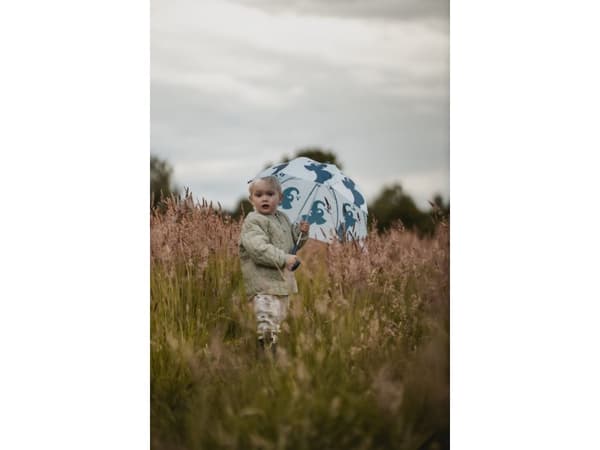 Børneparaply - lyseblå