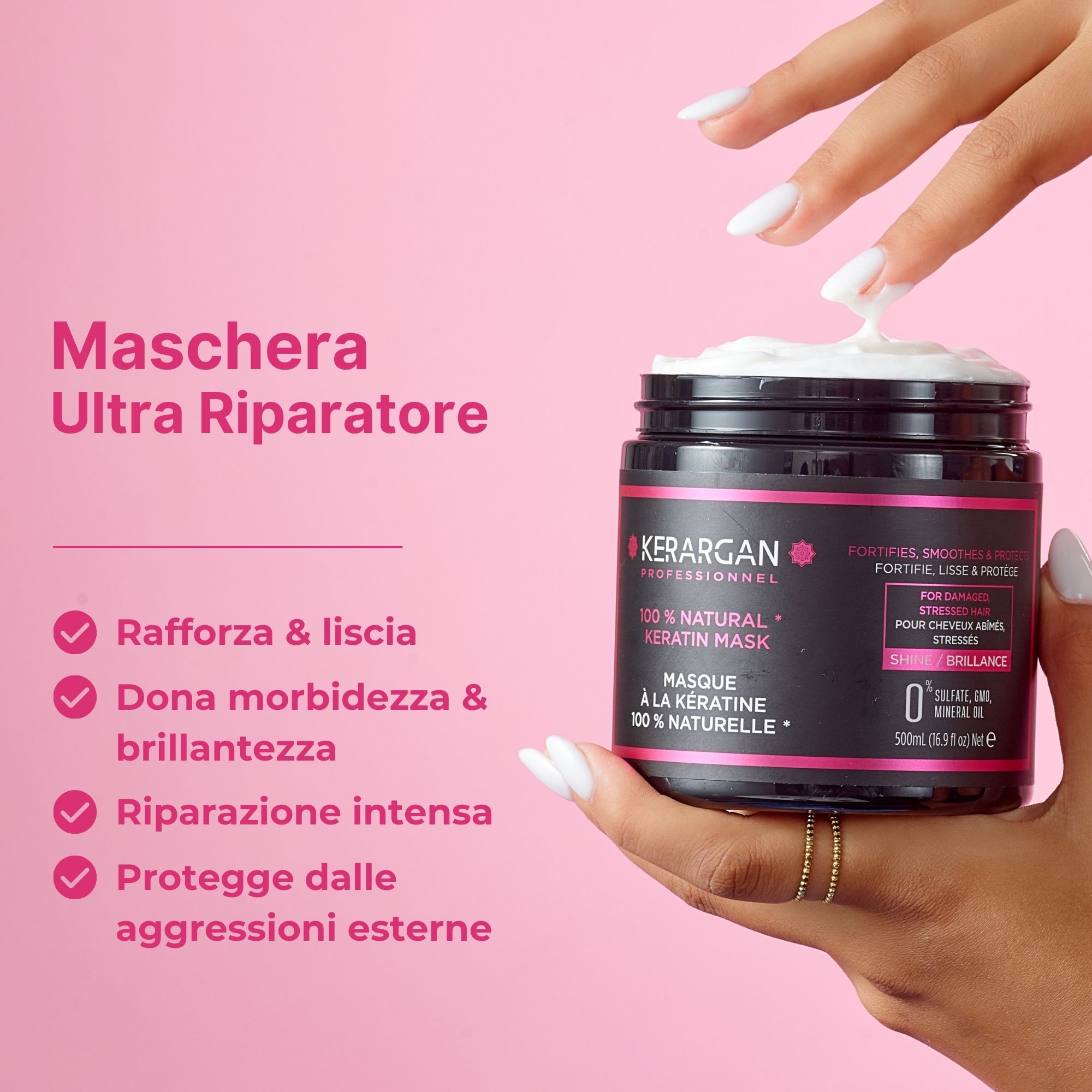 Kerargan - Ultra reparierende Keratin-Haarmaske
