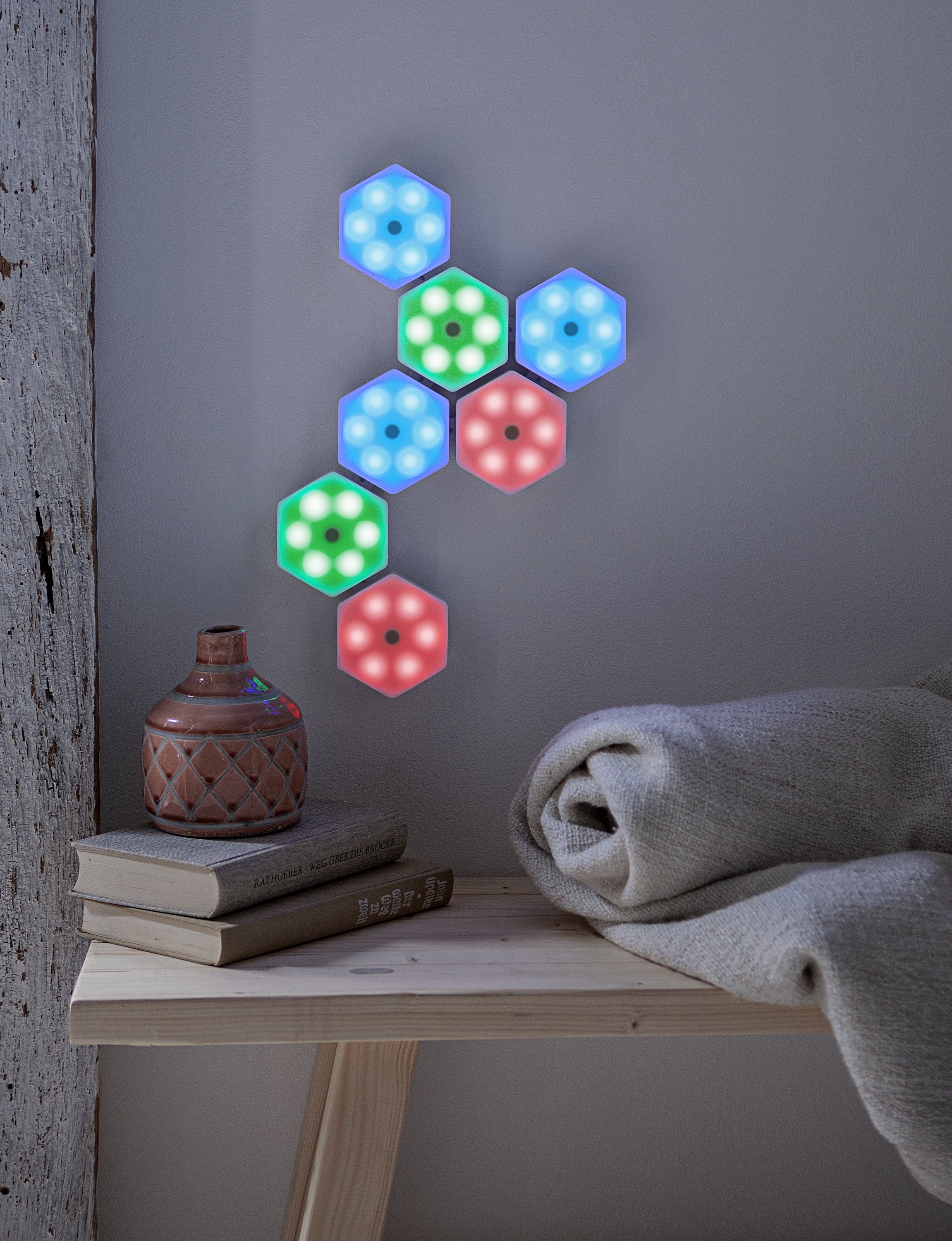 Steck-Lichterwand, 7er Set