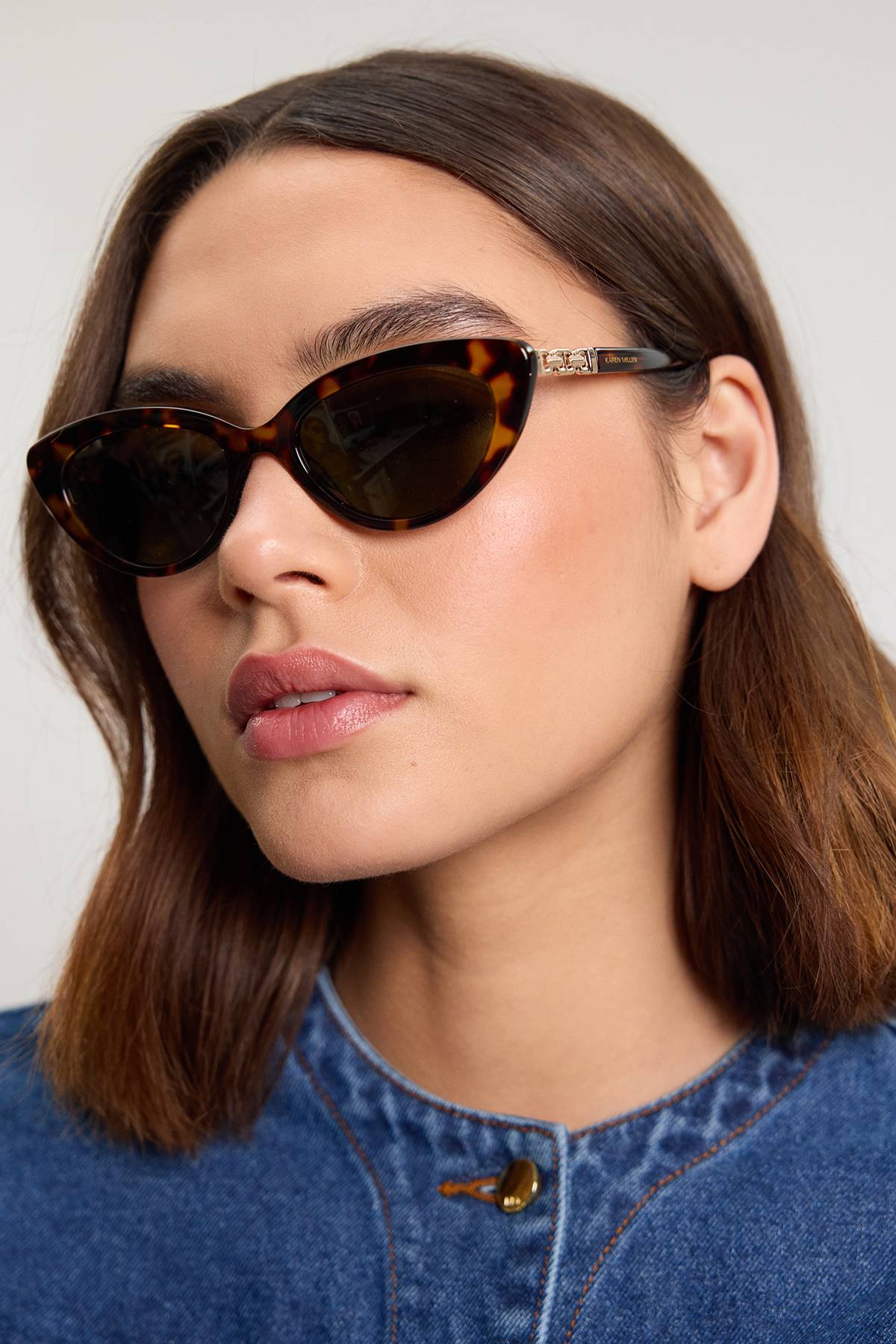 KarenMillen Lunettes De Soleil Œil-de-chat