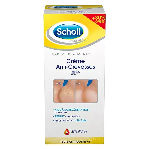 Scholl Expert Treatment K+ Creme Reparador Anti-Rachaduras 120ml