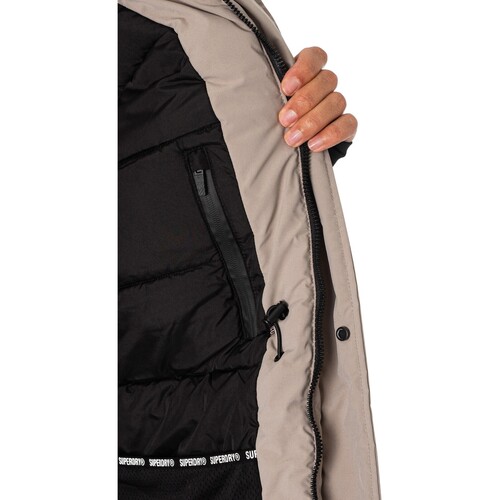 Superdry - Parka Acolchada City Beige