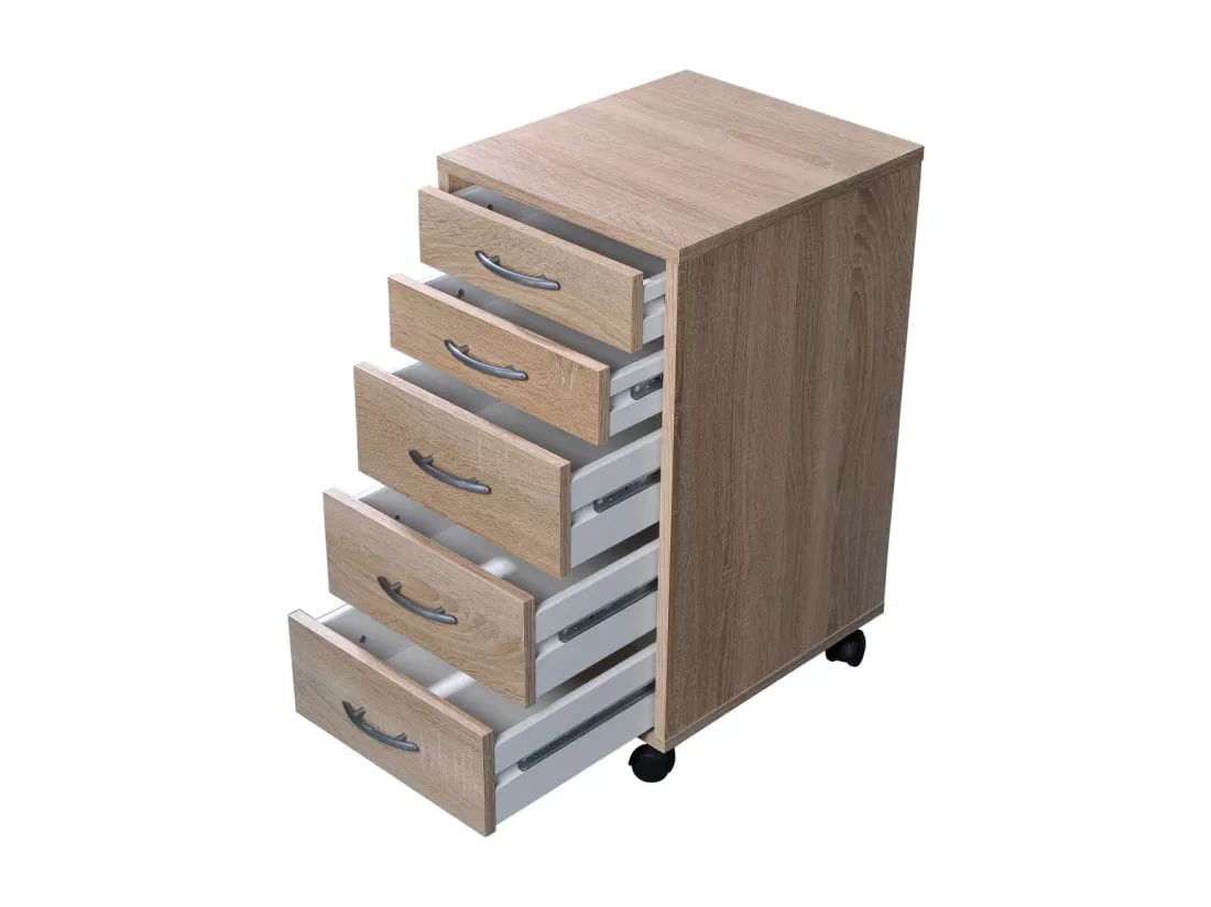 Caisson de Bureau 5 Tiroirs 