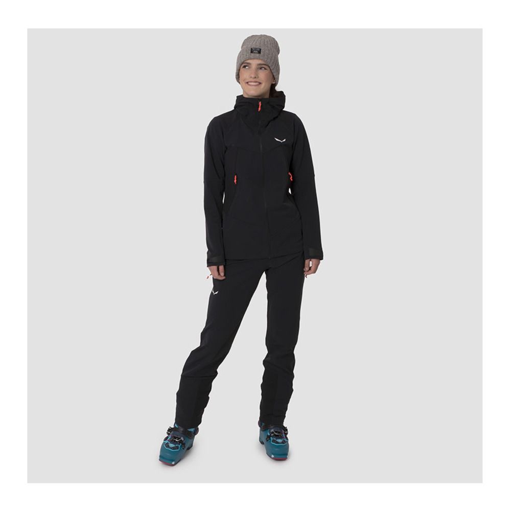 Salewa SELLA DURASTRETCH - Veste ski Femme black out