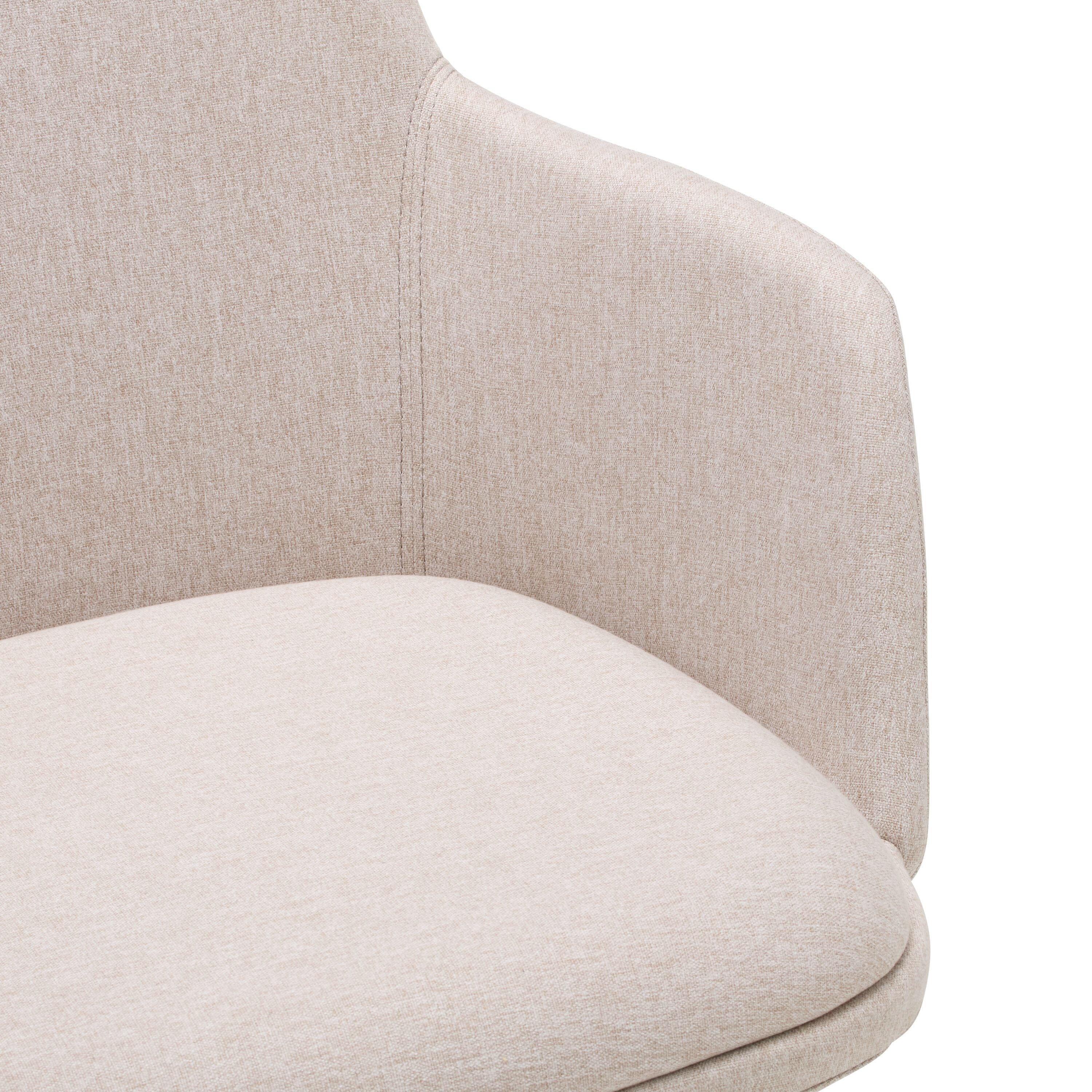 KNIGHT Bürostuhl - Beige / B: 62.5 cm x T: 62.0 cm x H: 92.0 cm