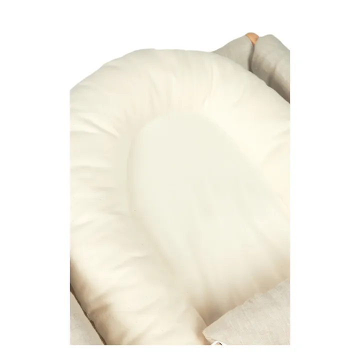 Nobodinoz Coussin réducteur pour transat Growing green en sergé de coton bio
