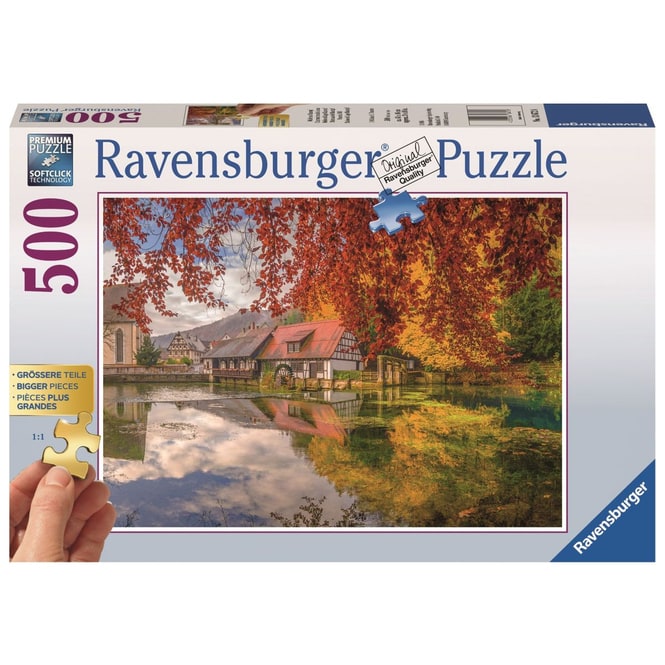Puzzle - Mühle am Blautopf - 500 Teile