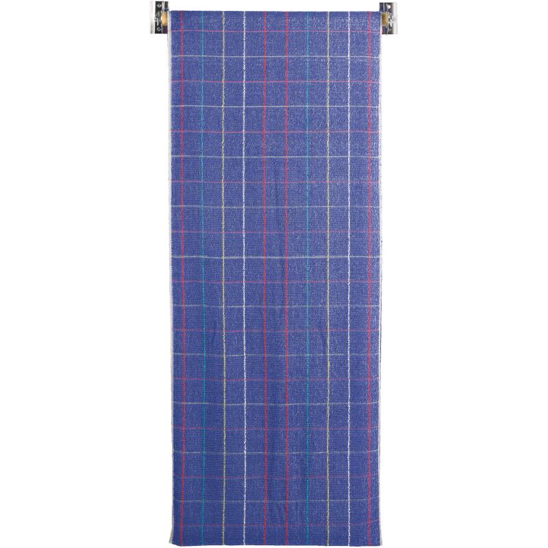 Essuie-mains textile manchon pour sanitaires 70 % coton bleu – Lot de 2