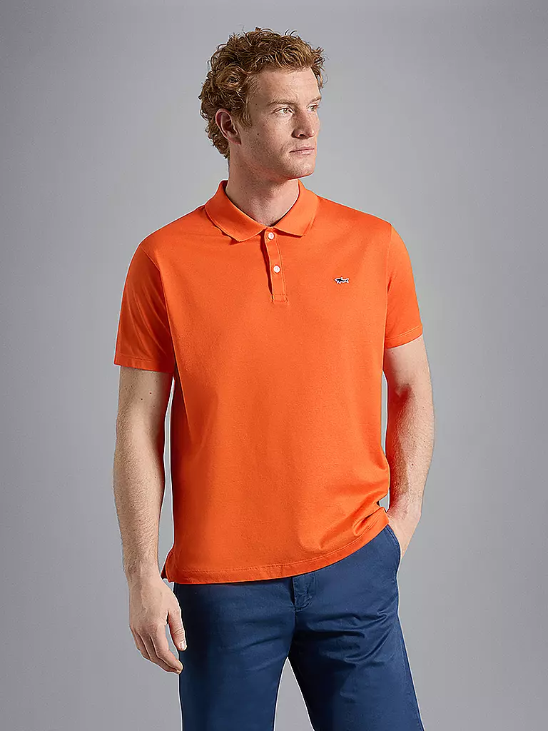 PAUL & SHARK Poloshirt orange