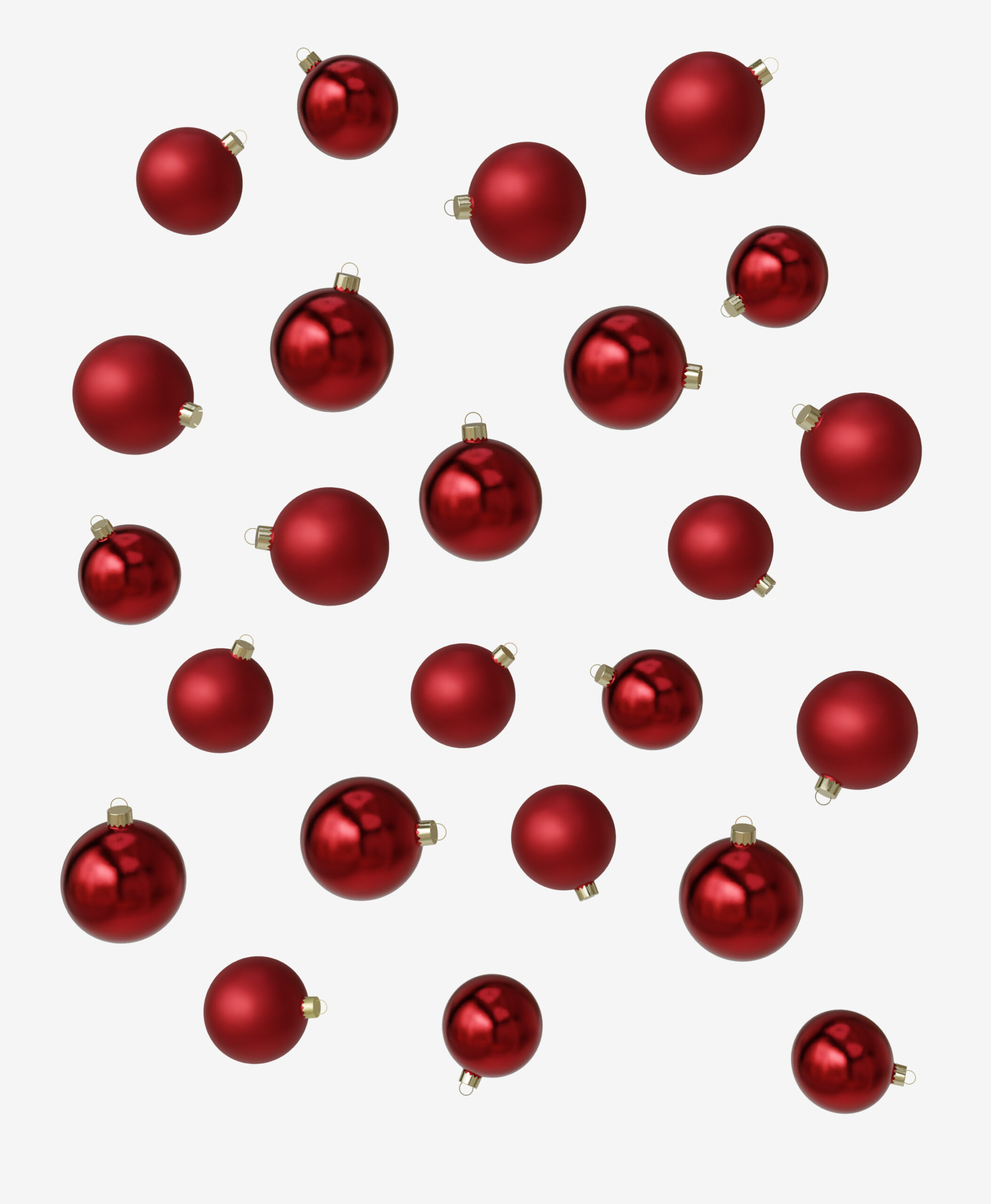 Weihnachtsbaumkugeln, 24er-Set