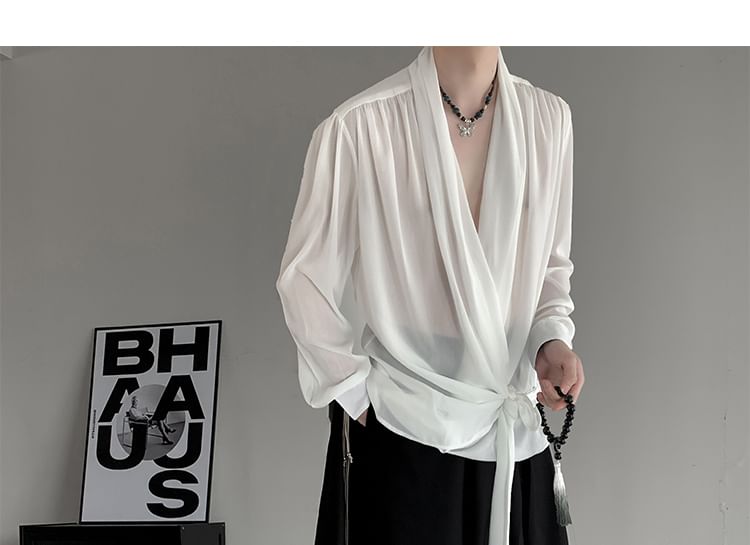Freehop - Mid Rise Plain Cropped Wide Leg Broek