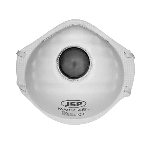 Masque de protection anti-poussières Martcare FFP2 forme coque avec soupape JSP