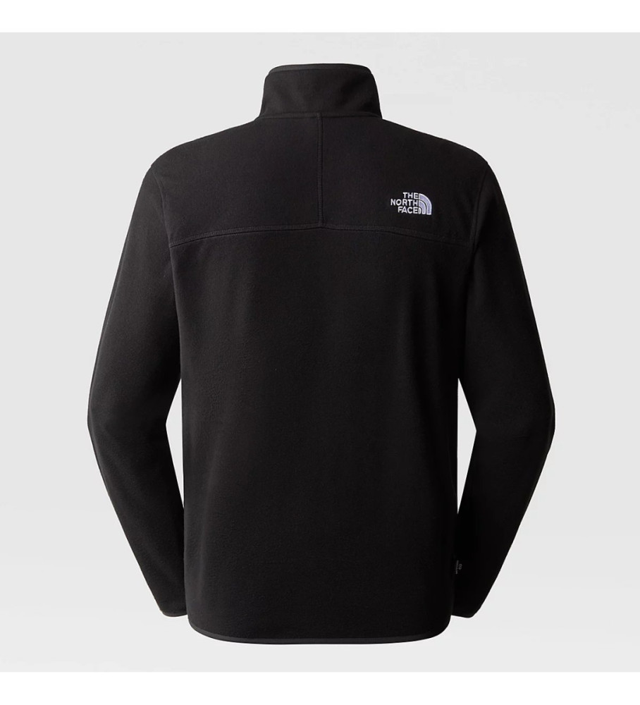 Casaco polar The North Face com zíper de 1/4, preto