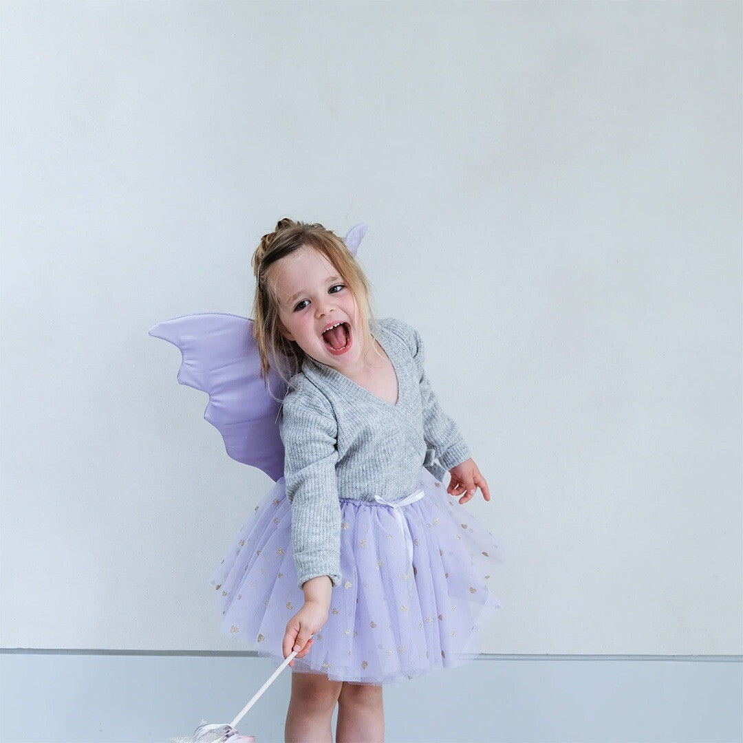 Mimi & lula tule kinderrok lilac heart