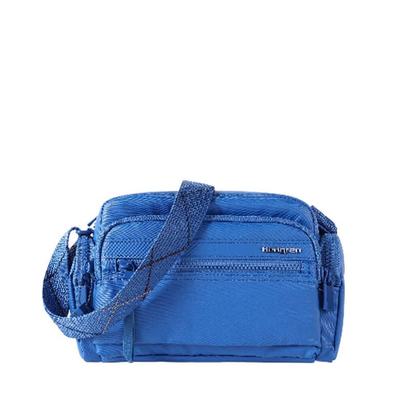 Sac bandoulière Emily 24 cm Creased Strong Blue