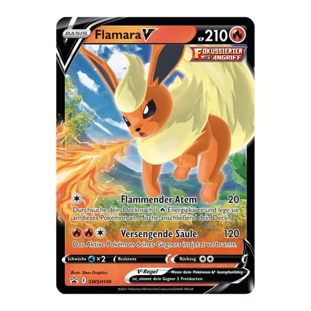 Pokemon Herbst V Tin 95 Flamara