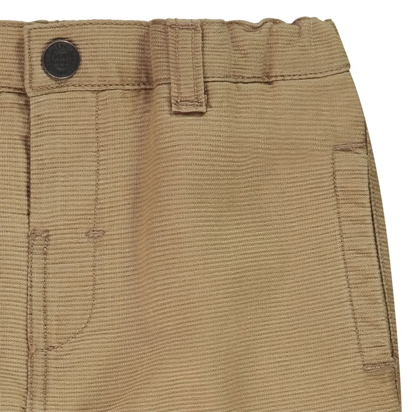 Pantalon en toile armurée pour bébé garçon - Moutarde