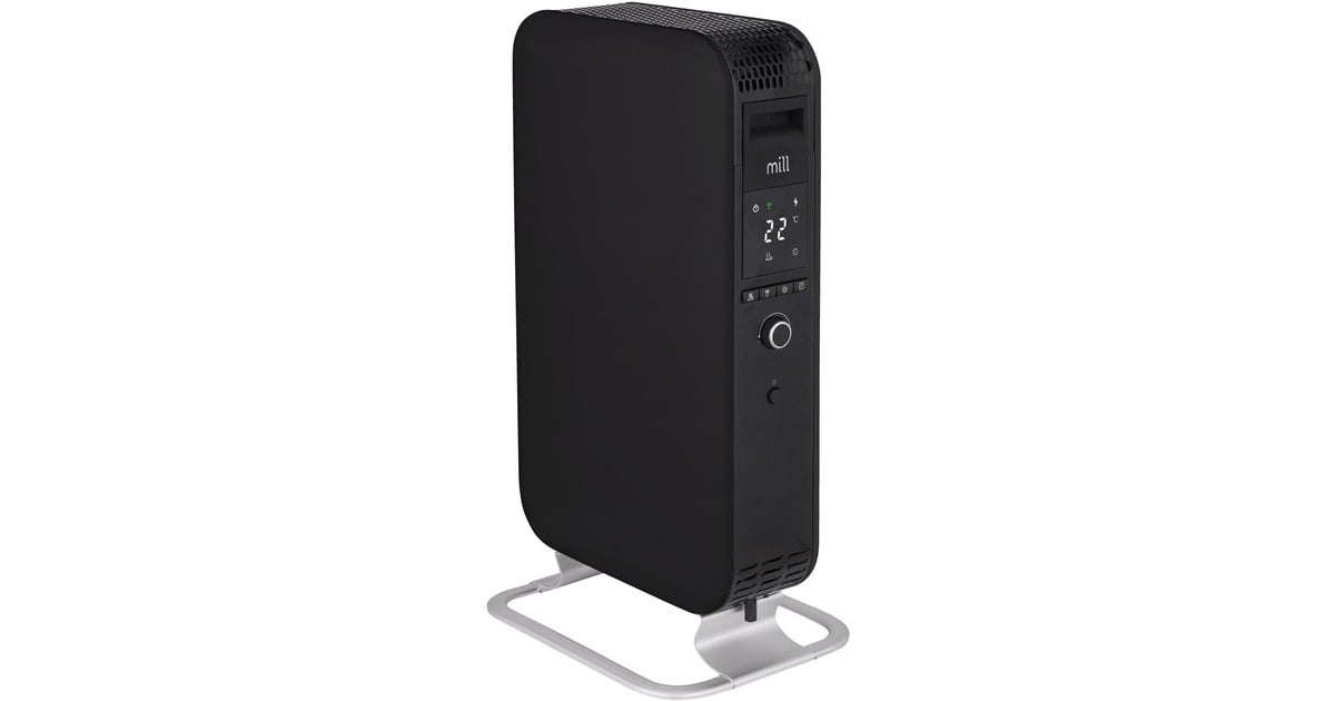 MillGentle Air WiFi olieradiator OIL1500WIFI3 Black  (Zwart, Wifi + App Control)