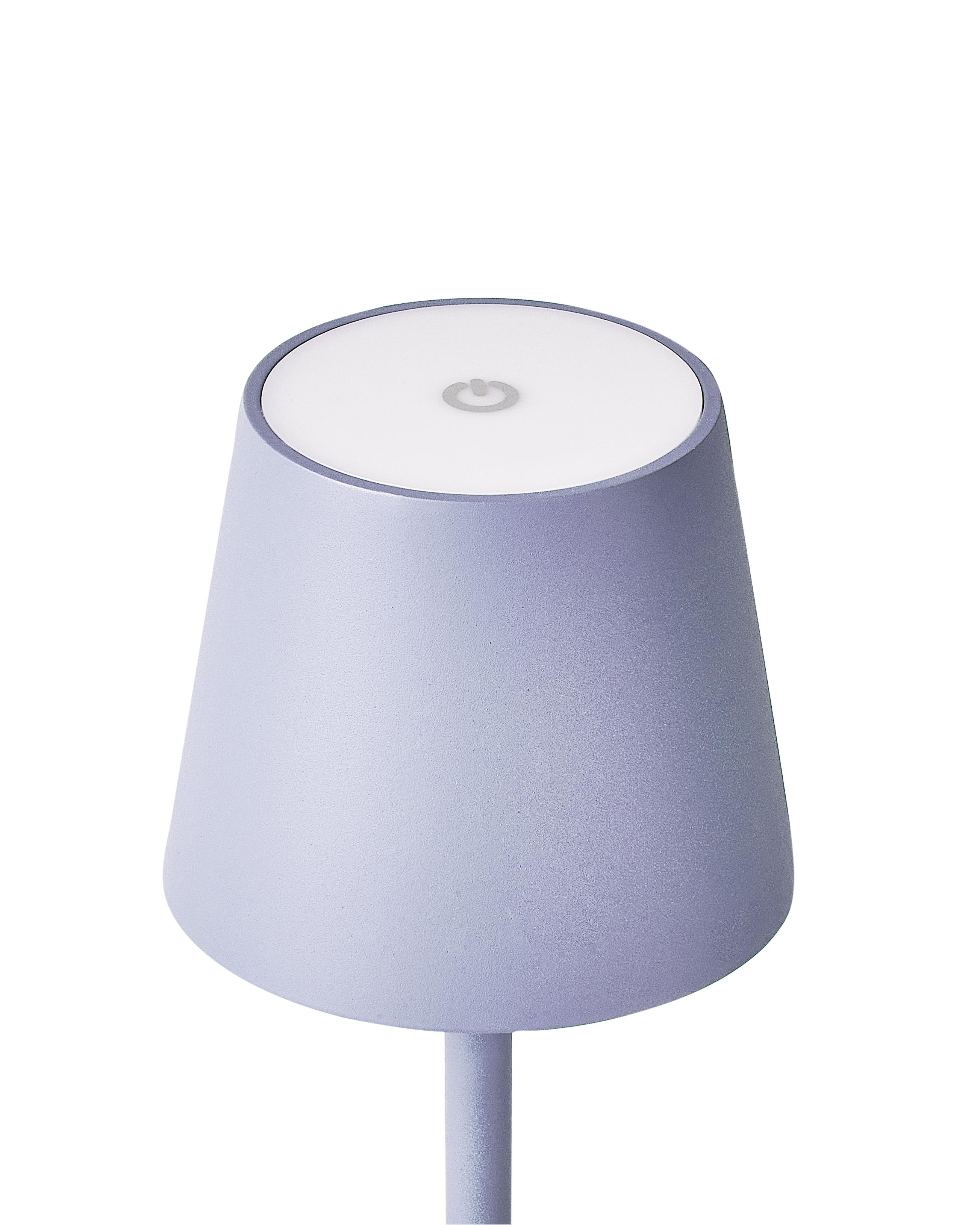 LED draadloze tafellamp BACEIRO Metaal Lichtviolet