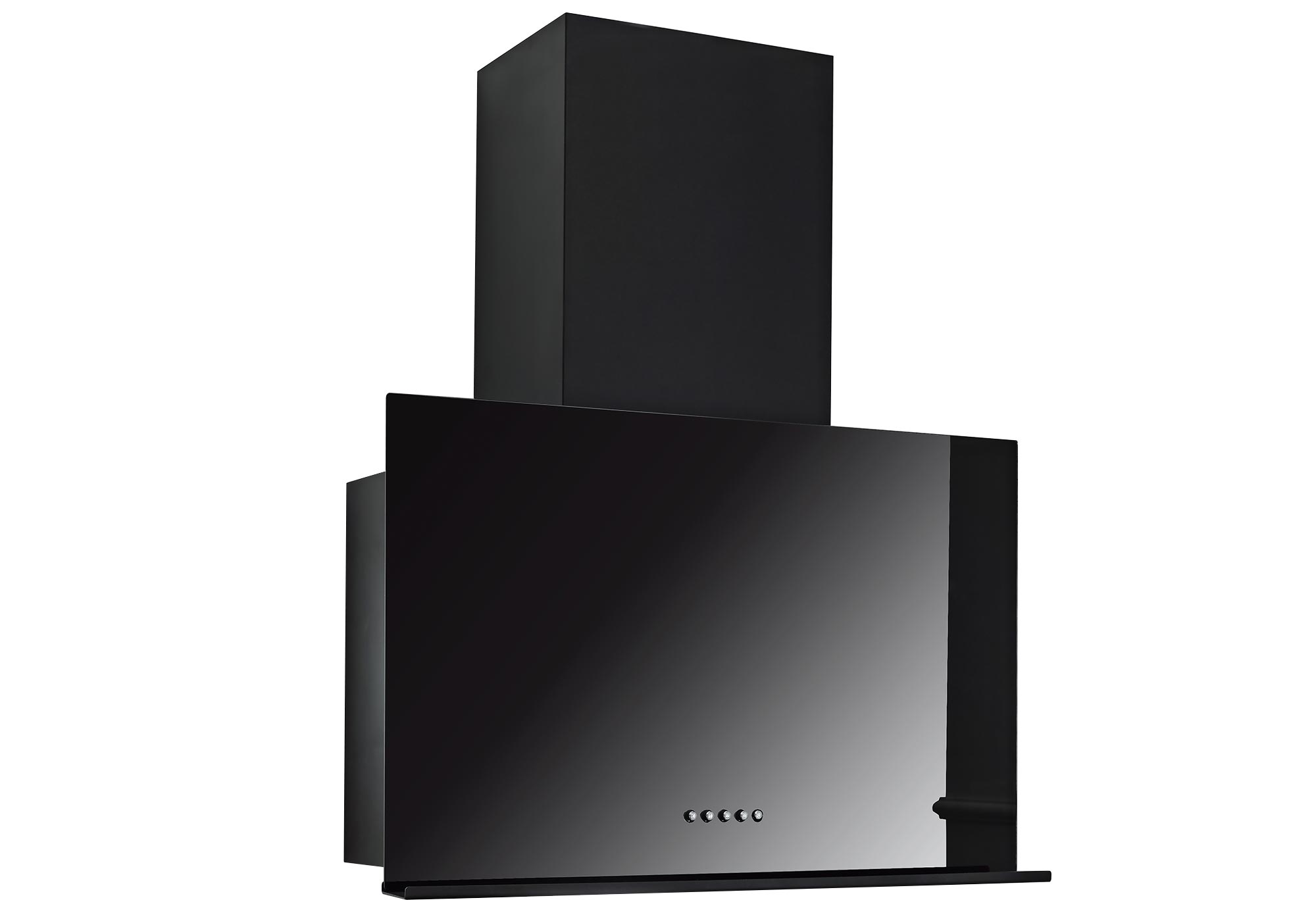 INTERPLAN Vertikalesse FLAT BLACK 60 - schwarz Glas - D