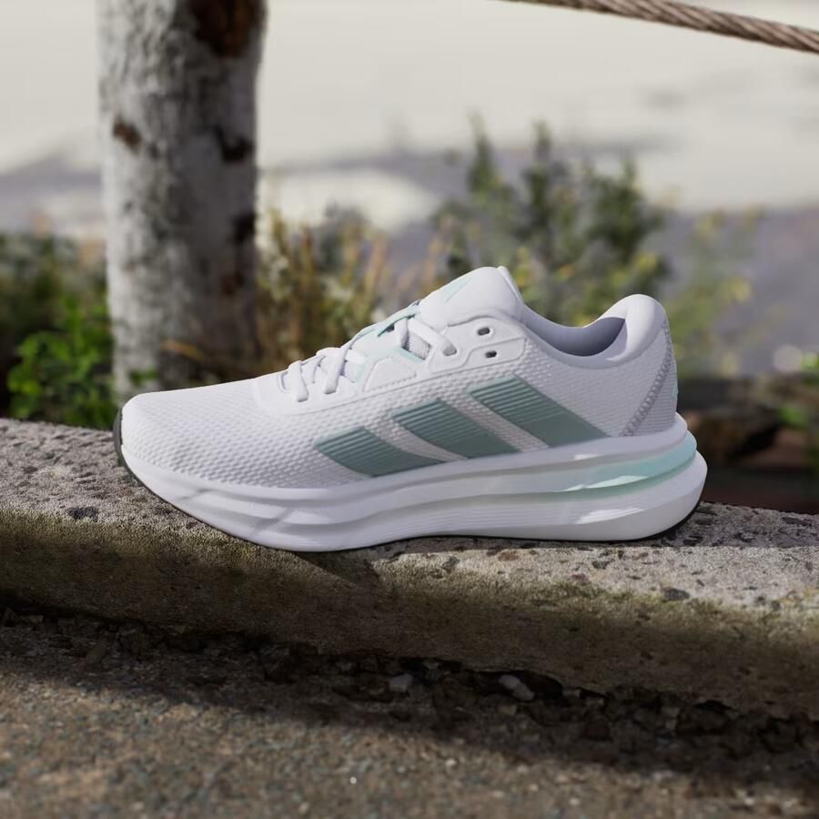 ADIDAS PERFORMANCE Loopschoen 'Galaxy 7' grijs pastelgroen wit