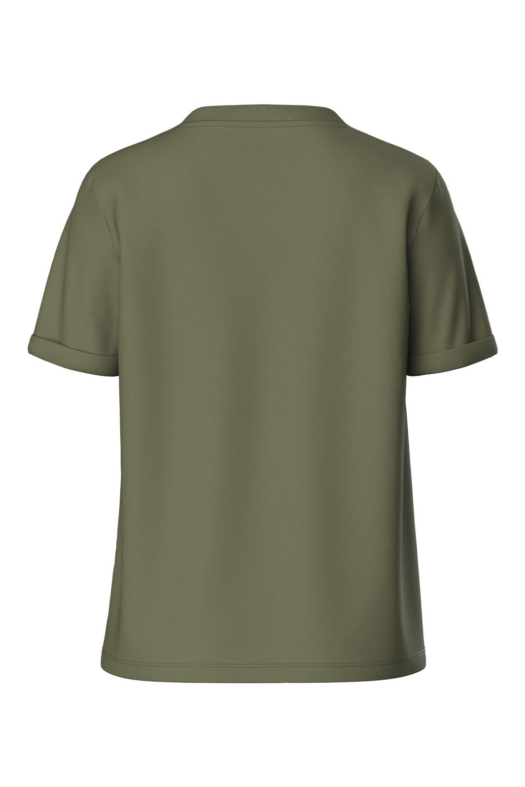Pieces Pcria Ss V-Neck Solid Tee 3783308 deep lichen green