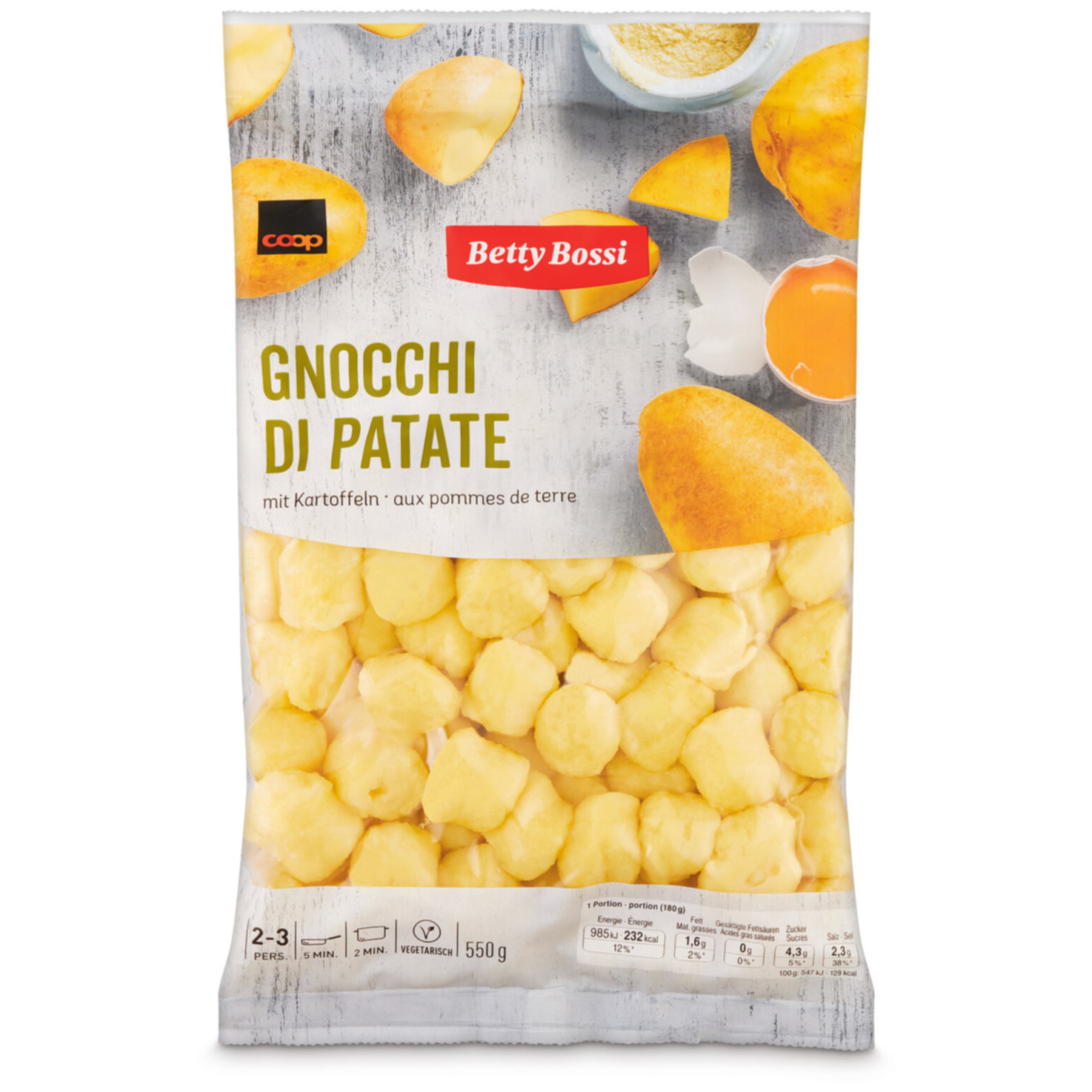 Betty Bossi Gnocchi di patate
