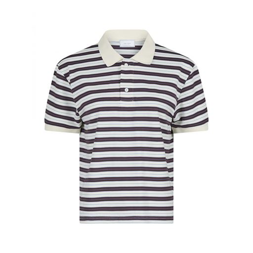 Neo Noir Beta Stripe Polo T-shirt, Brown, 36
