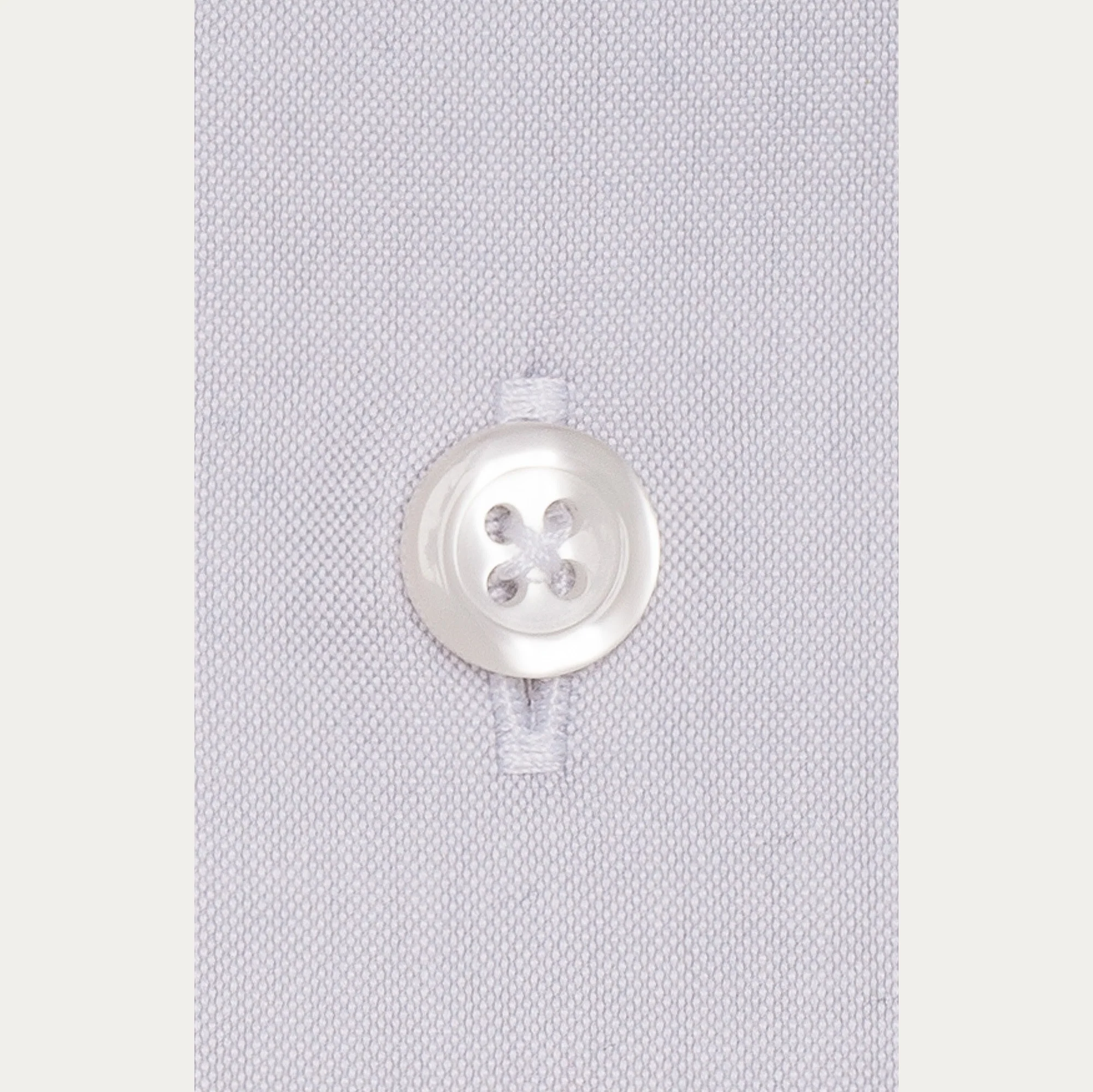 Gray double-twisted Oxford shirt