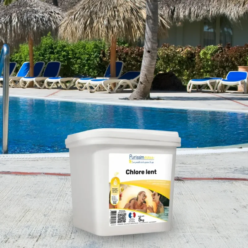 PURISSIMEAU - Chlore lent pour piscine - 5kg