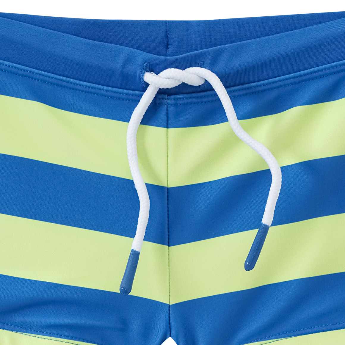 Famy Jungen Badehose mit Streifen blau / limette