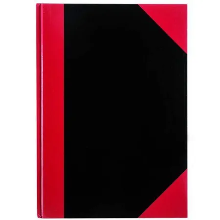 Idena Kladde, DIN A4, rot-schwarz, 96 Blatt