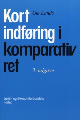 Kort Indføring I Komparativ Ret - Lando O - Bog<span class=