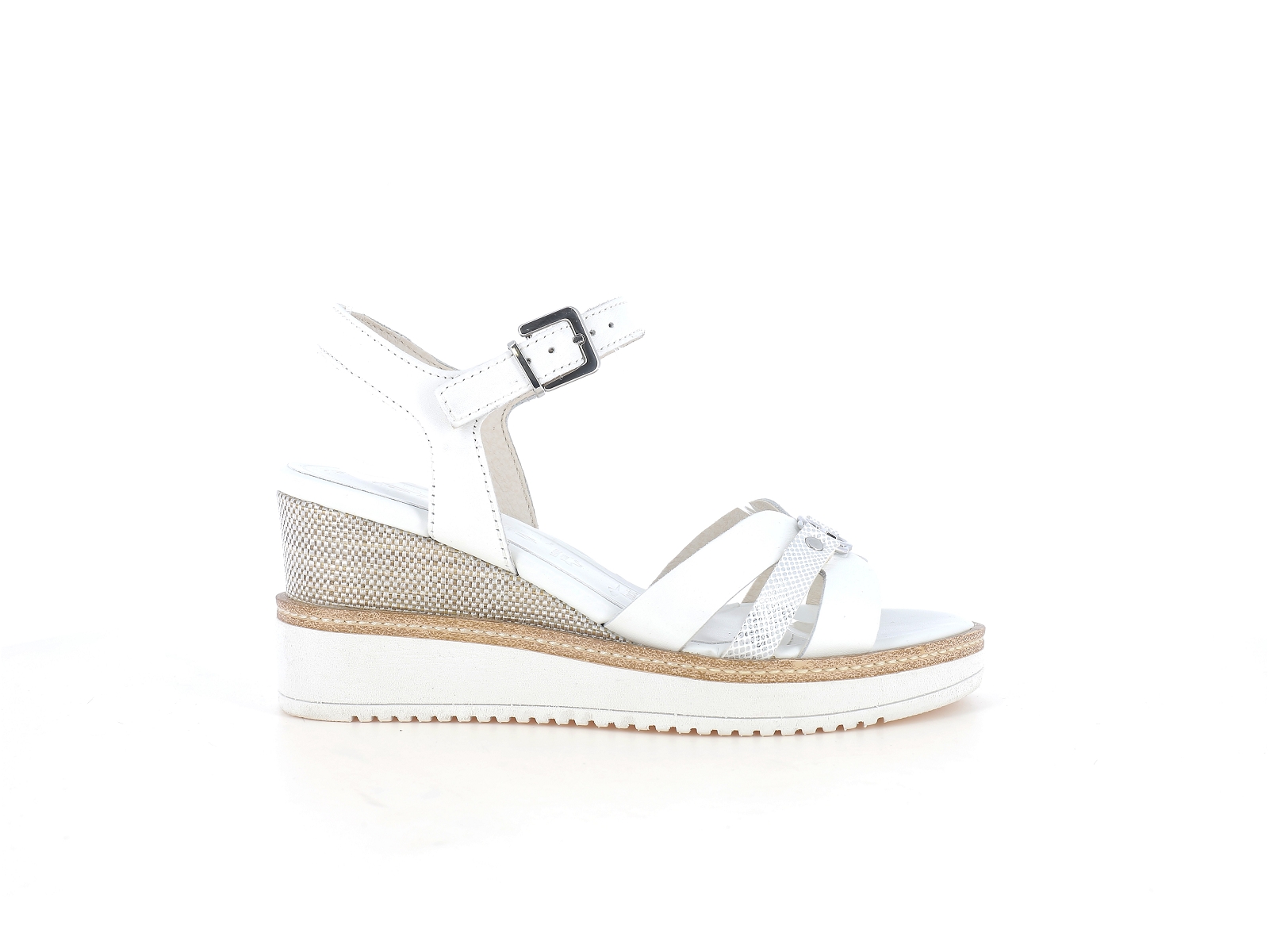 Tamaris-28010 Synthétique Blanc Argent