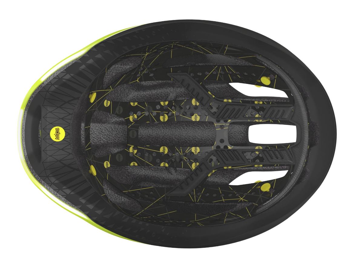 SCOTT Cadence Plus cykelhjelm MIPS gul/grå