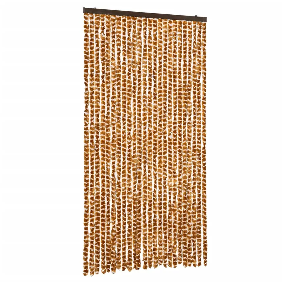 vidaXL - Deurgordijn - Geel - Polypropyleen - 100 x 220 cm