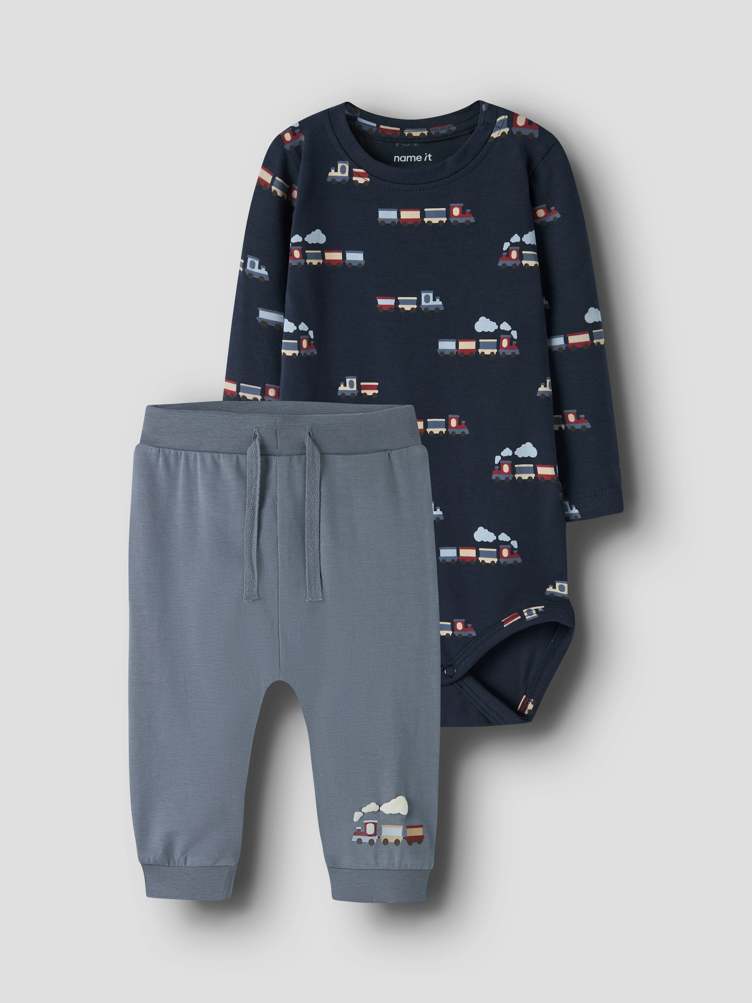Name It Langarmbody »NBMVROELS LS BODY SET W SCARF«, 3 Stk.
