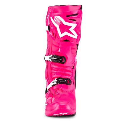 Bottes cross Alpinestars TECH 10 2025 - Rose / Blanc