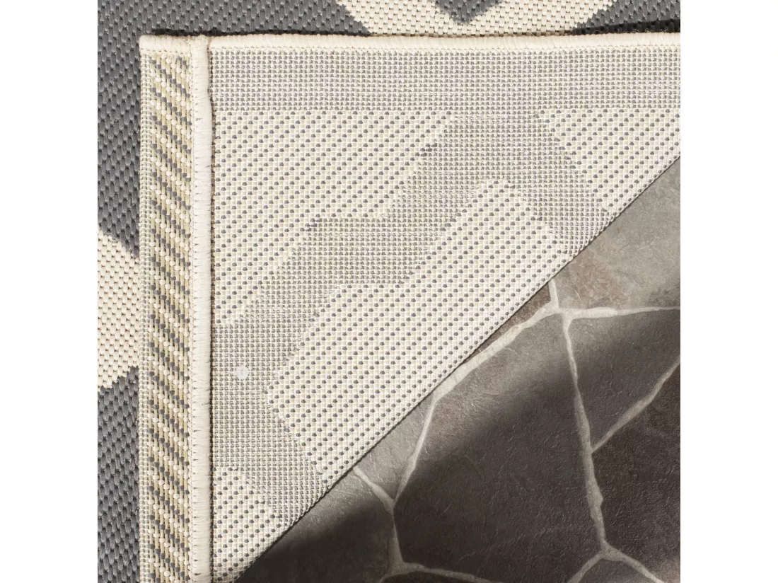 Tapis Anthracite & Beige 122 X 170 cm - Samanna