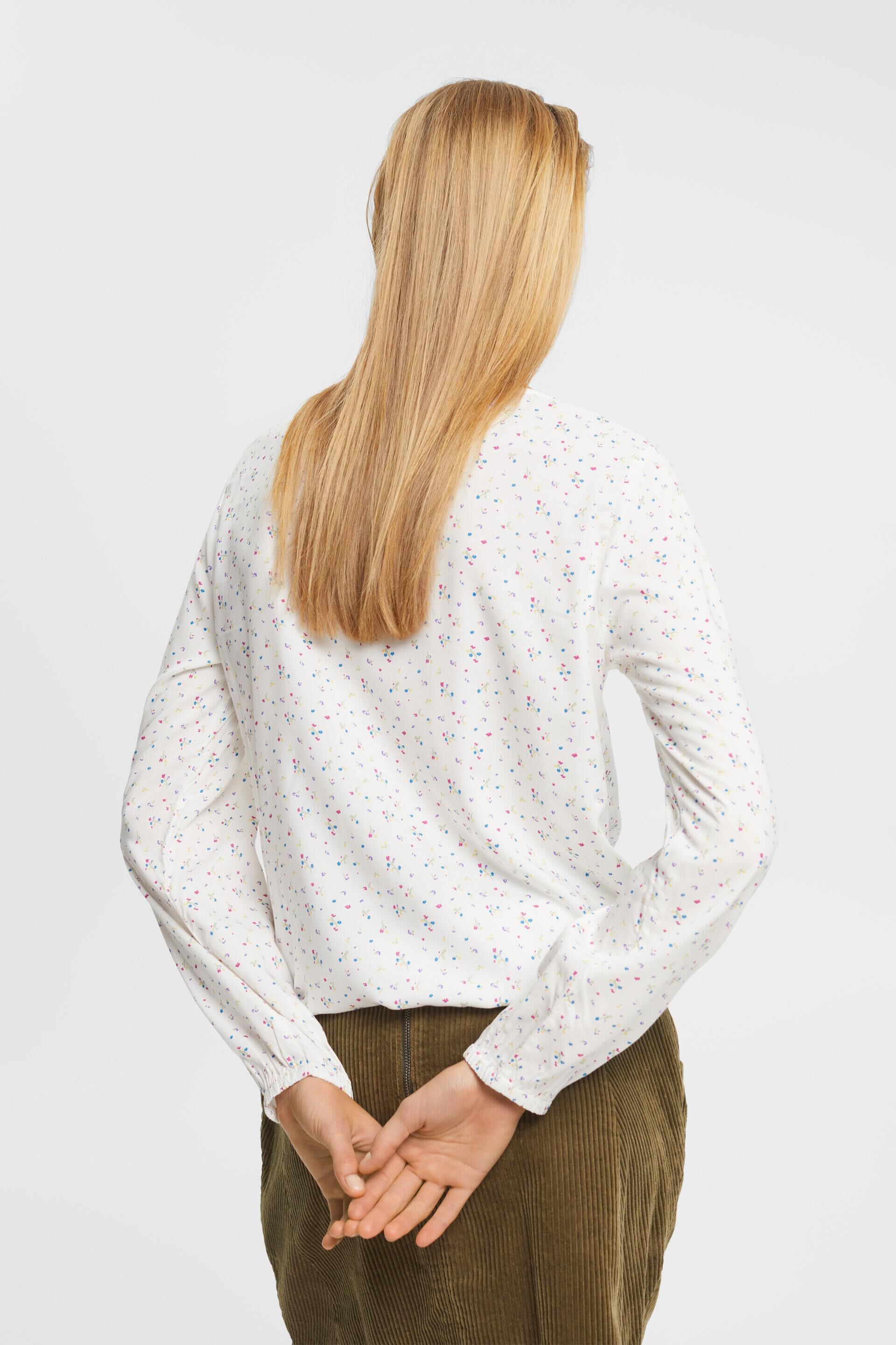 Blouse à motif, en LENZING™ ECOVERO™