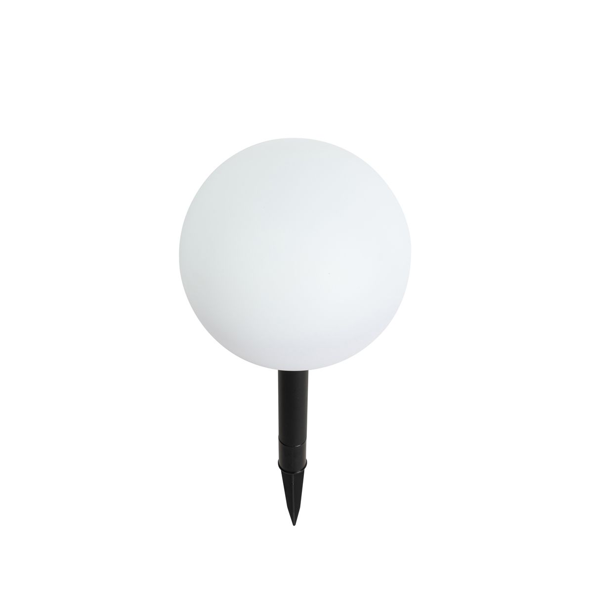 Buitenlamp wit 20 cm incl. LED IP44 solar RGBW - Ludger