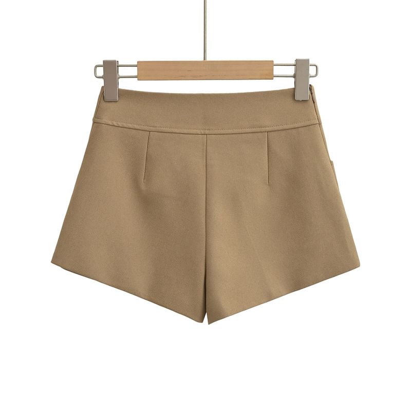 Faiar - Hoge taille effen shorts