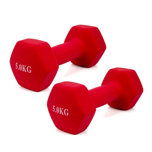 Halteres antiderrapantes de 5 kg