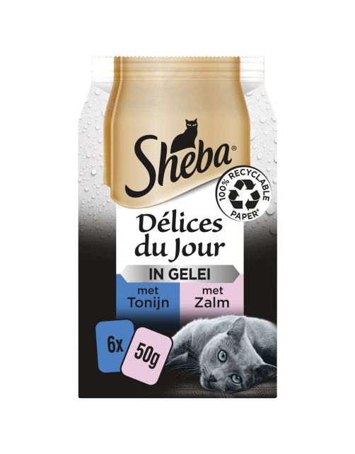 Sheba Delices Du Jour In Gelei - Multipack Pouch - Kattenvoer