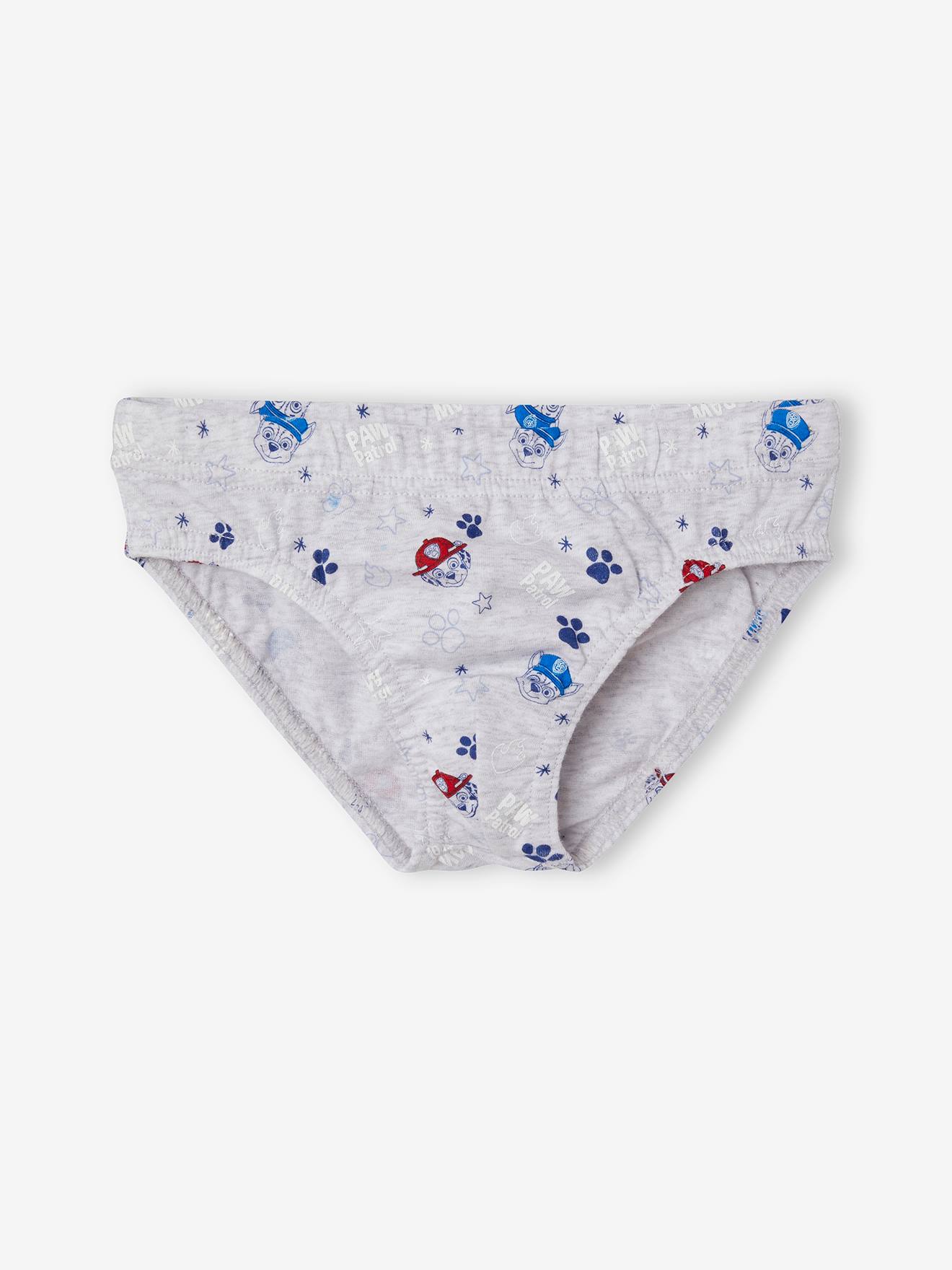 Pacote com 3 cuecas Paw Patrol®, cinza médio liso com estampas.