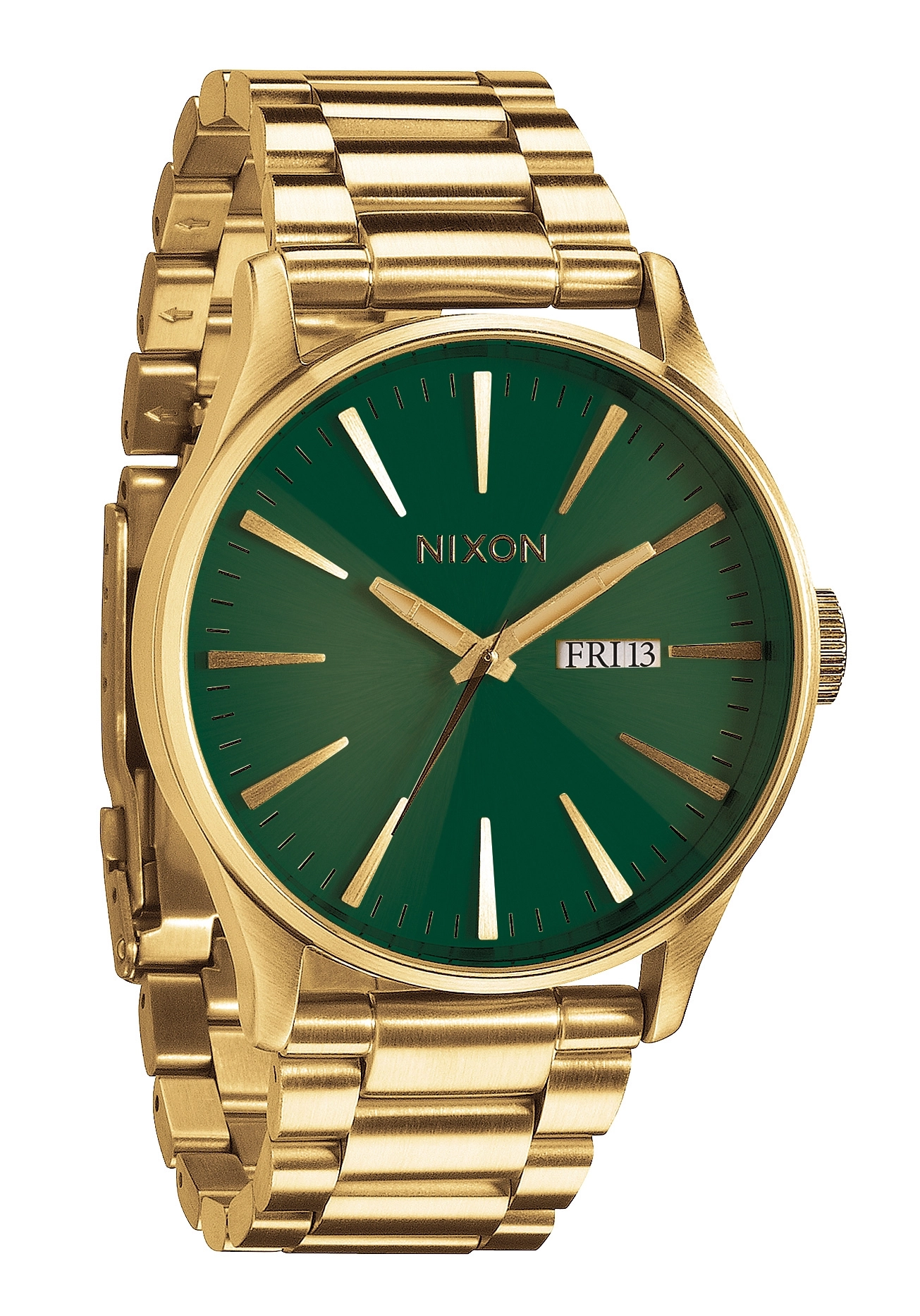 Nixon The Sentry SS Gold / Green Sunray A3561919